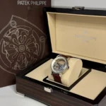 Patek Philippe Men's Skeleton Leather Watch | Watches Prime