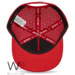 Nike Red Just Do It Perforated Snapback Cap | Watches Prime