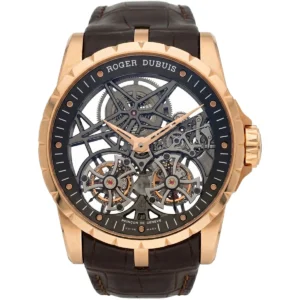 ساعة روجر دوبوي Roger Dubuis رجالي إكسكاليبر Excalibur سكيلتون سوداء