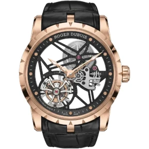 ساعة روجيه دوبوي Roger Dubuis رجالي هيكلية ذهب وردي