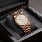 Rolex Men's Land-Dweller Rose Gold Watch | Watches Prime