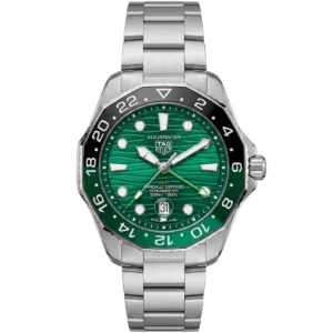 ساعة تاغ هوير TAG Heuer رجالي أكواريسر Aquaracer بميناء أخضر