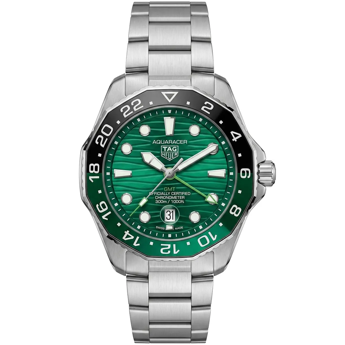 ساعة تاغ هوير TAG Heuer أكواريسر GMT | واتشز برايم ساعة تاغ هوير TAG Heuer أكواريسر GMT | واتشز برايم