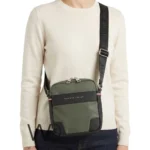 Tommy Hilfiger Olive Green Crossbody Bag | Watches Prime Tommy Hilfiger Olive Green Crossbody Bag | Watches Prime