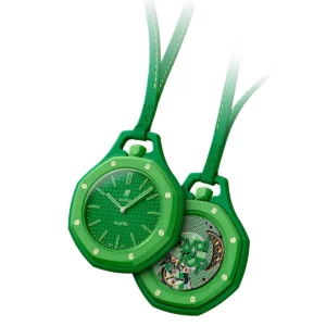 audemars piguet swatch royal pop green eight unisex pocket watch