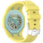 استيك ساعة اوديمار بيجيه سواتش Audemars Piguet x Swatch للجنسين باللون الاصفر الليموني | واتشز برايم