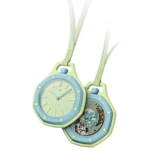 audemars piguet x swatch royal pop blaue acht unisex pocket watch