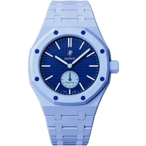 audemars piguet x swatch royal pop lan ba ssx03l100n unisex blue ceramic watch