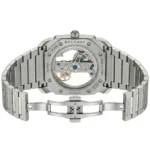 Bvlgari Men's Octo Skeleton Silver Watch | Watches Prime