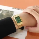 Fossil Ladies Gold Green Raquel Watch ES5341 | Watches Prime
