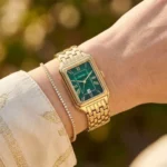 Fossil Ladies Gold Green Raquel Watch ES5341 | Watches Prime