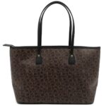 CALVIN KLEIN Black – Brown Women Shoulder Tote Bag | Watches Prime CALVIN KLEIN Black – Brown Women Shoulder Tote Bag | Watches Prime