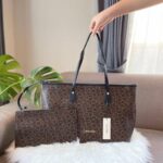 CALVIN KLEIN Black – Brown Women Shoulder Tote Bag | Watches Prime CALVIN KLEIN Black – Brown Women Shoulder Tote Bag | Watches Prime