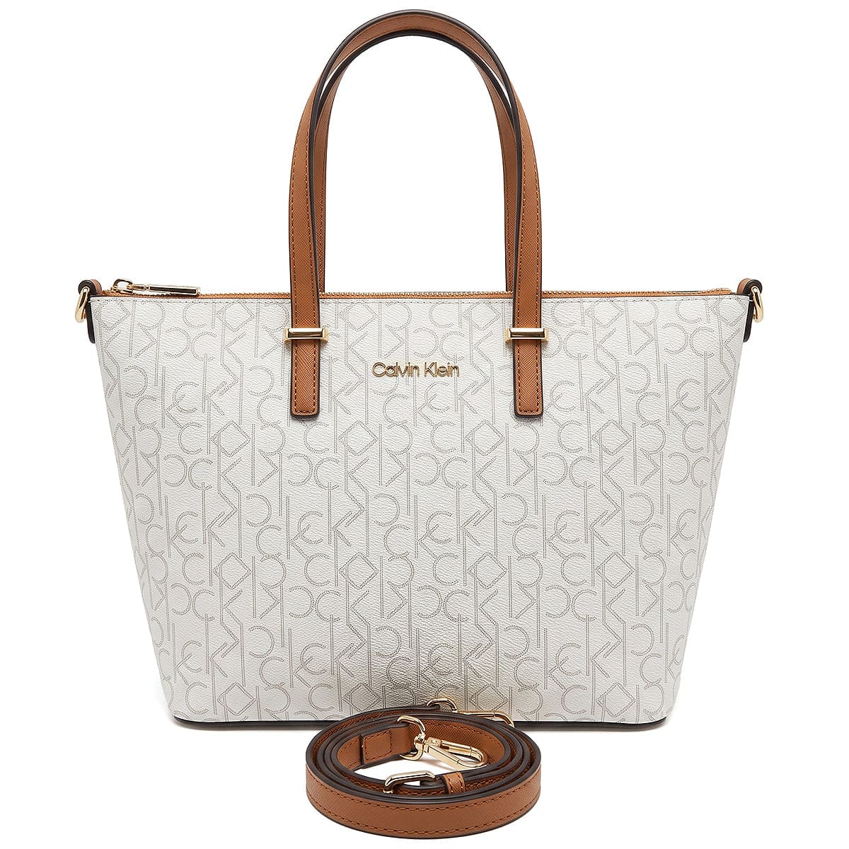 CALVIN KLEIN Brown – Khaki – White Women Shoulder Bag (Tote Bag) | Watches Prime CALVIN KLEIN Brown – Khaki – White Women Shoulder Bag (Tote Bag) | Watches Prime