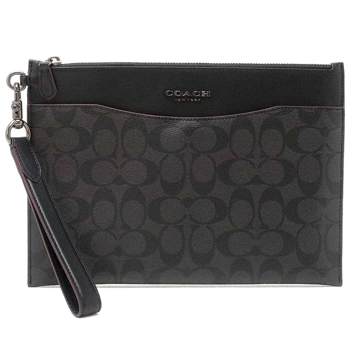 COACH Charcoal – Black men Clutch Bag | Watches Prime COACH Charcoal – Black men Clutch Bag | Watches Prime