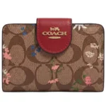 Coach Women's Signature Floral Wallet | Watches Prime