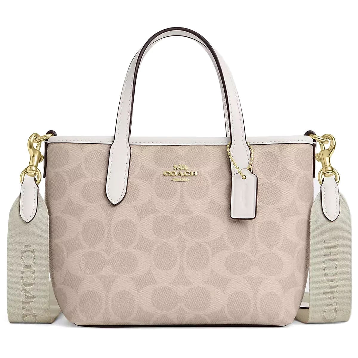 COACH Sand – Chalk Women shoulder bag Mini Tote Bag CW032-IMXDM | Watches Prime COACH Sand – Chalk Women shoulder bag Mini Tote Bag CW032-IMXDM | Watches Prime