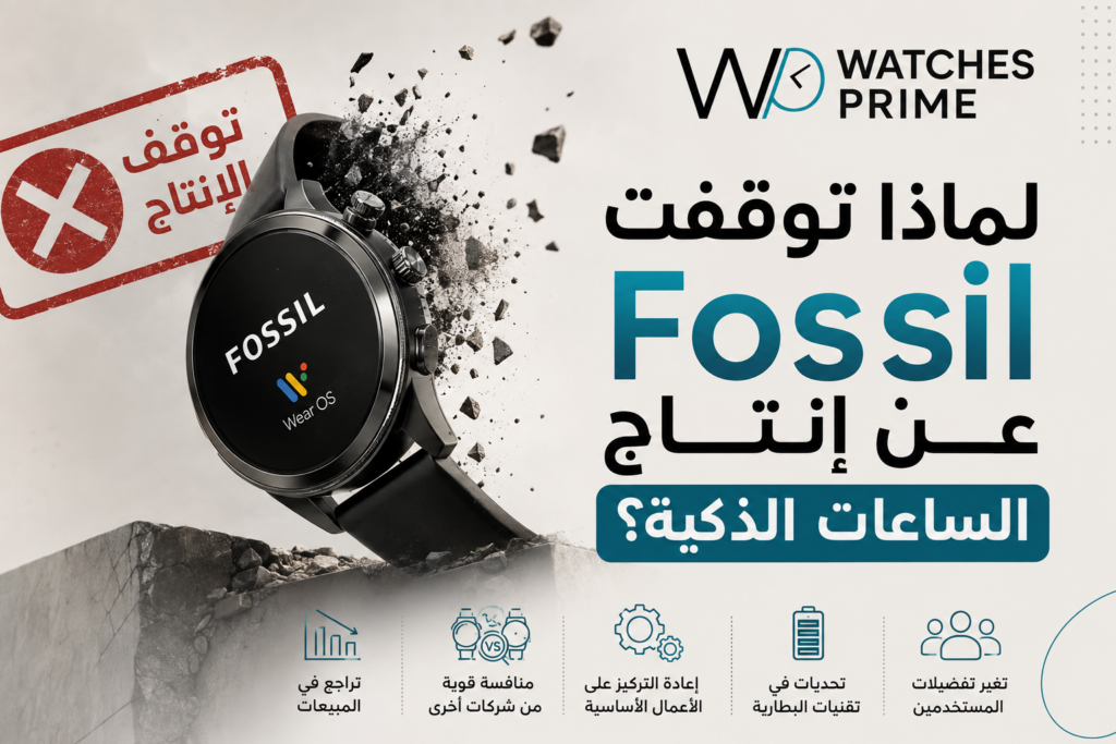 ساعات فوسيل الذكية: سبب توقفها وأفضل بديل | واتشز برايم ساعات فوسيل الذكية: سبب توقفها وأفضل بديل | واتشز برايم