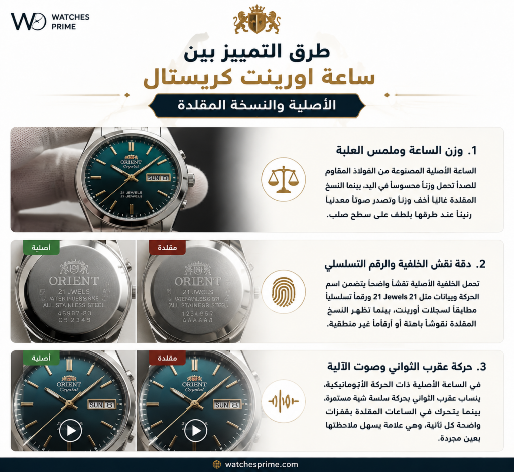ساعات اورينت كريستال 21 جوهرة: الموديلات القديمة، الأسعار، وعلامات الأصالة ساعات اورينت كريستال 21 جوهرة: الموديلات القديمة، الأسعار، وعلامات الأصالة