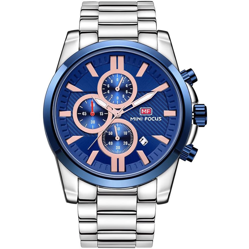 Mini Focus Men's Chronograph Watch MF0134G-01 | Watches Prime Mini Focus Men's Chronograph Watch MF0134G-01 | Watches Prime
