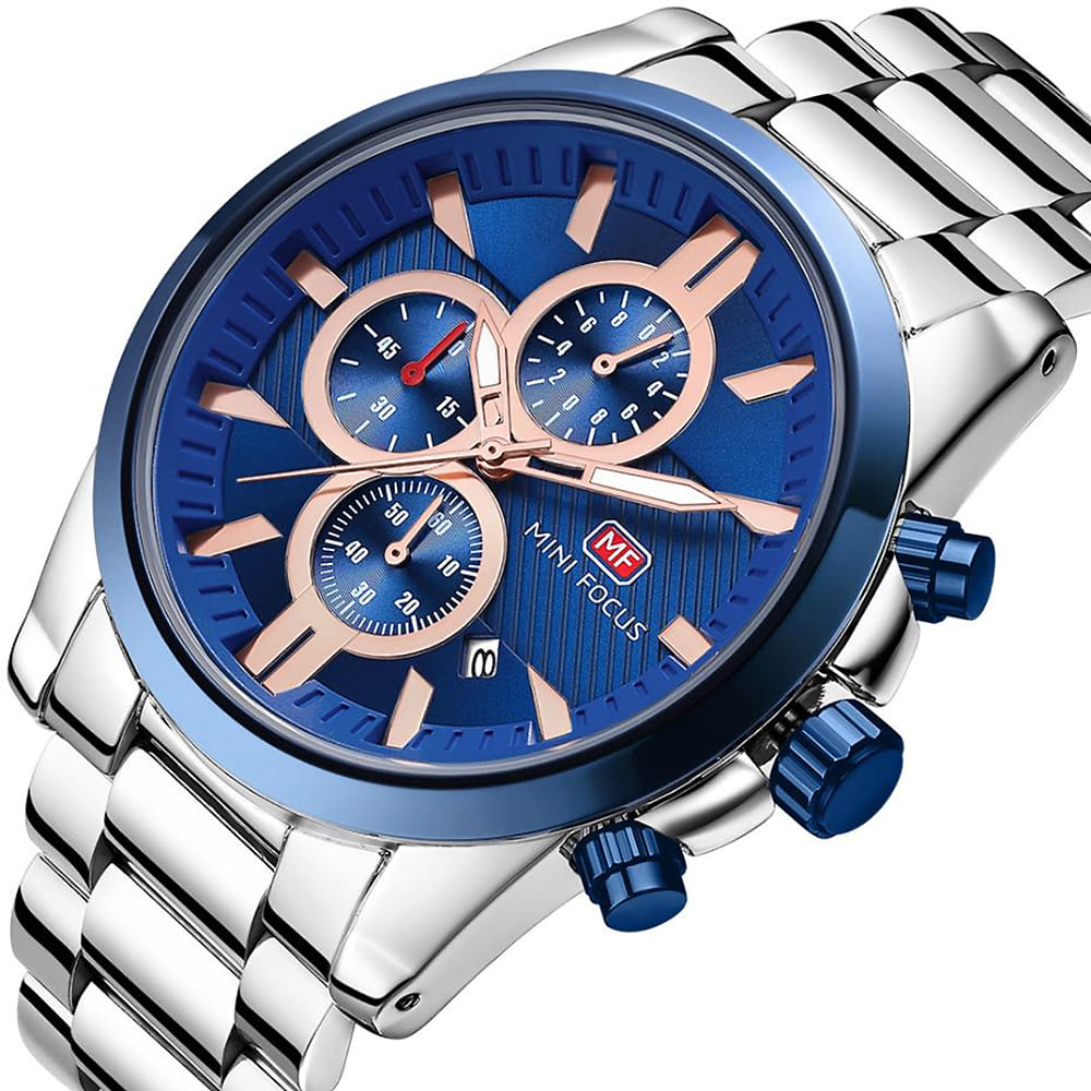 Mini Focus Men's Chronograph Watch MF0134G-01 | Watches Prime Mini Focus Men's Chronograph Watch MF0134G-01 | Watches Prime