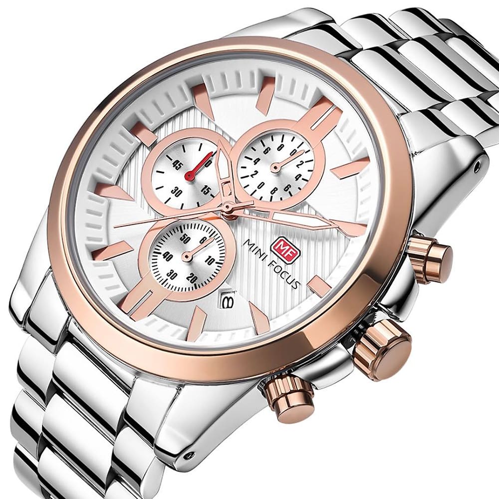 Mini Focus Men's Chronograph Watch MF0134G-02 | Watches Prime Mini Focus Men's Chronograph Watch MF0134G-02 | Watches Prime