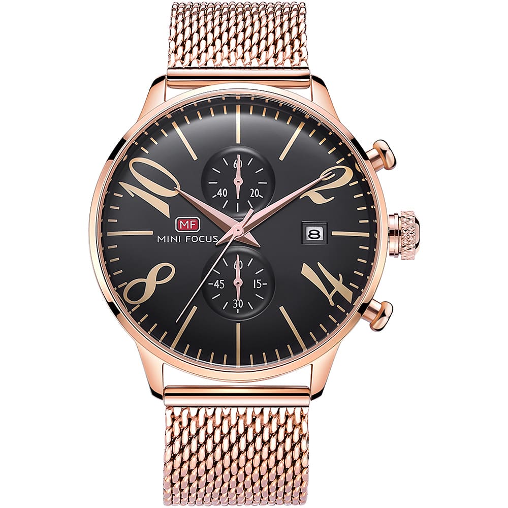 Mini Focus Men's Chronograph Watch MF0135G-07 | Watches Prime Mini Focus Men's Chronograph Watch MF0135G-07 | Watches Prime