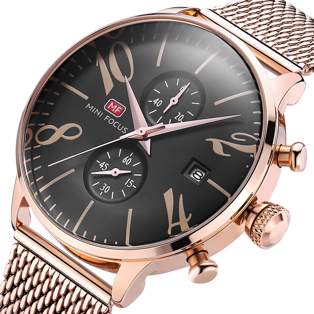Mini Focus Men's Chronograph Watch MF0135G-07 | Watches Prime Mini Focus Men's Chronograph Watch MF0135G-07 | Watches Prime