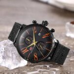Mini Focus Men's Black Mesh Watch MF0135G-08 | Watches Prime Mini Focus Men's Black Mesh Watch MF0135G-08 | Watches Prime