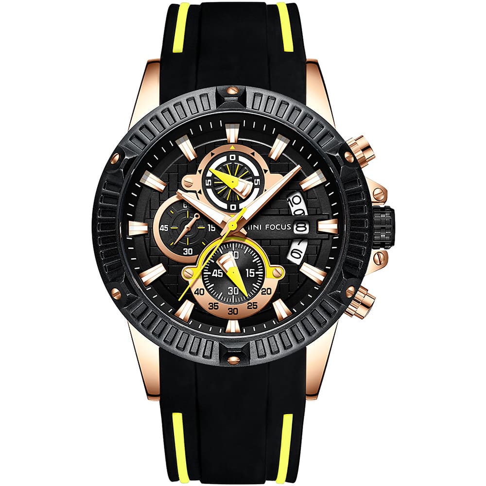 Mini Focus Men's Chronograph Watch MF0244G-02 | Watches Prime Mini Focus Men's Chronograph Watch MF0244G-02 | Watches Prime