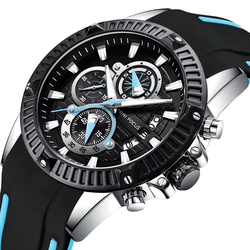 Mini Focus Men's Chronograph Watch MF0244G-03 | Watches Prime Mini Focus Men's Chronograph Watch MF0244G-03 | Watches Prime