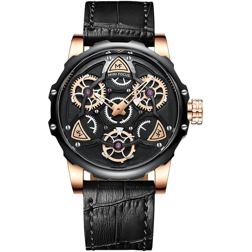Mini Focus Men's Skeleton Watch MF0249G-03 | Watches Prime Mini Focus Men's Skeleton Watch MF0249G-03 | Watches Prime