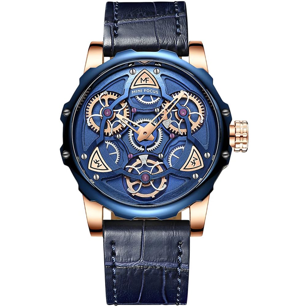 Mini Focus Men's Skeleton Watch MF0249G-04 | Watches Prime Mini Focus Men's Skeleton Watch MF0249G-04 | Watches Prime