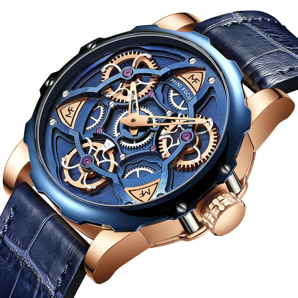 Mini Focus Men's Skeleton Watch MF0249G-04 | Watches Prime Mini Focus Men's Skeleton Watch MF0249G-04 | Watches Prime