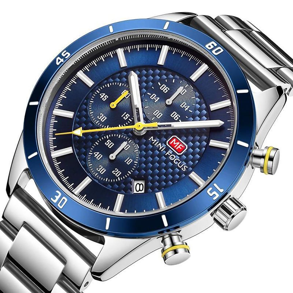 Mini Focus Men's Blue Dial Watch MF0283G-03 | Watches Prime Mini Focus Men's Blue Dial Watch MF0283G-03 | Watches Prime