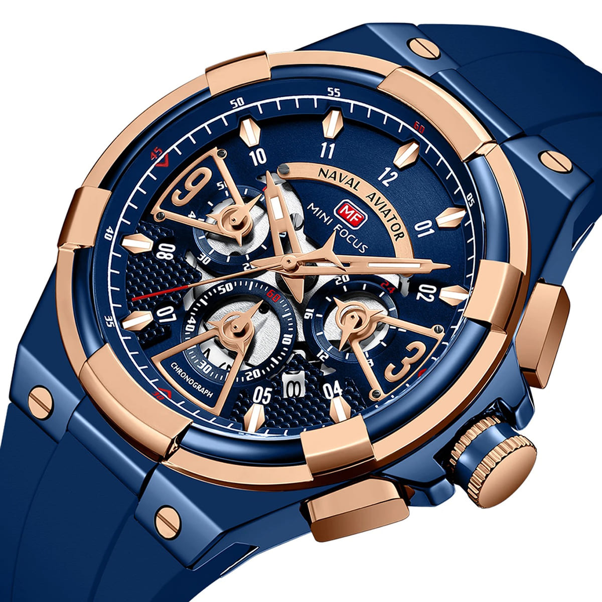 Mini Focus Men's Chrono Watch MF0402G-03 | Watches Prime Mini Focus Men's Chrono Watch MF0402G-03 | Watches Prime