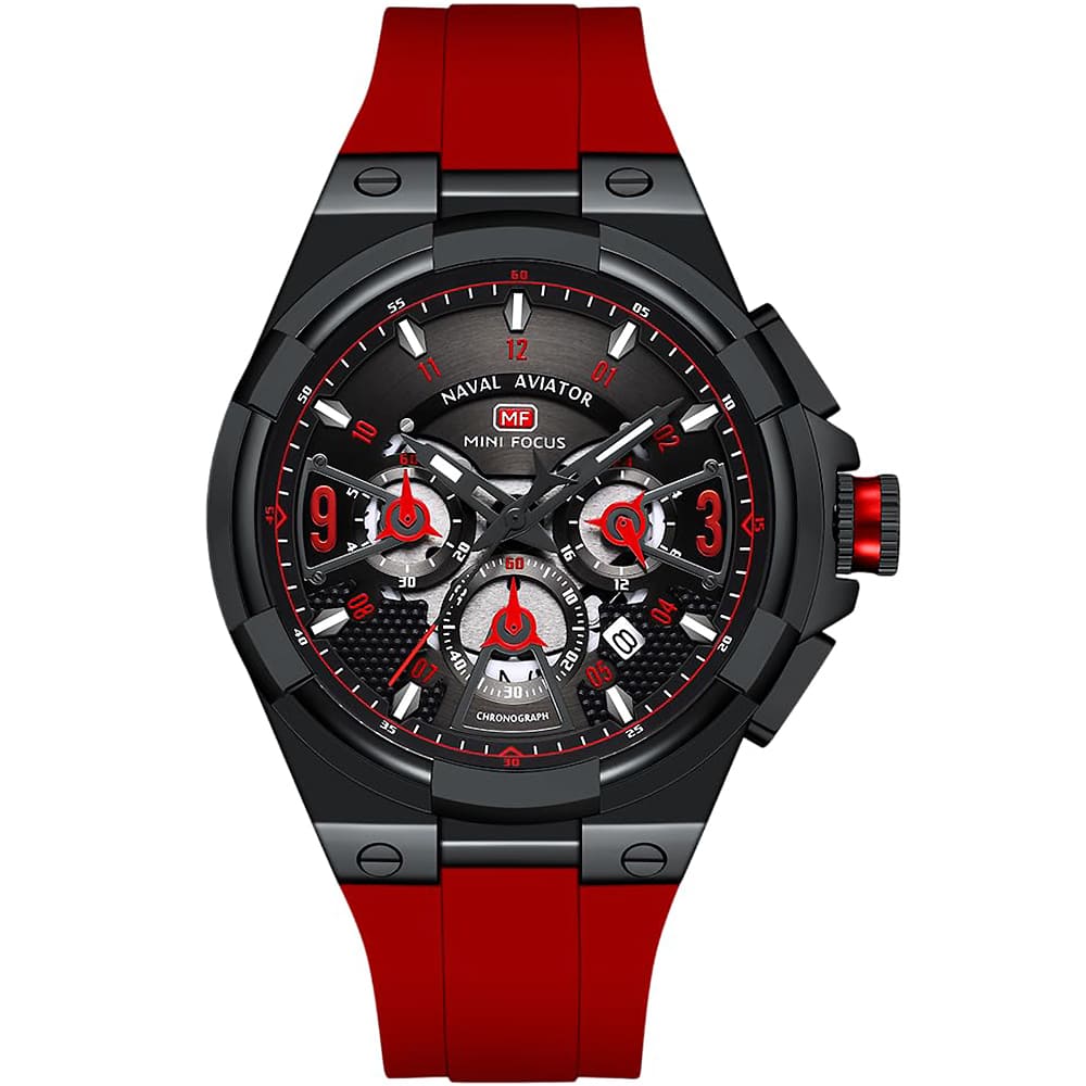 Mini Focus Men's Red Watch MF0402G-04 | Watches Prime Mini Focus Men's Red Watch MF0402G-04 | Watches Prime