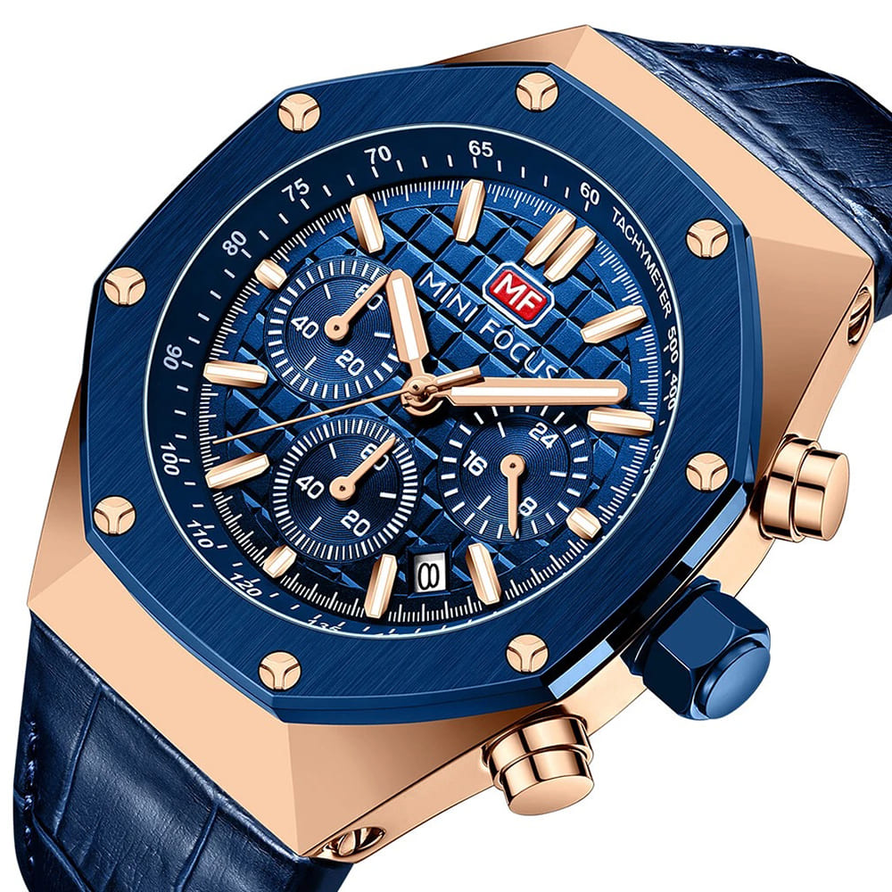 Mini Focus Men's Chrono Watch MF0417G-06 | Watches Prime Mini Focus Men's Chrono Watch MF0417G-06 | Watches Prime