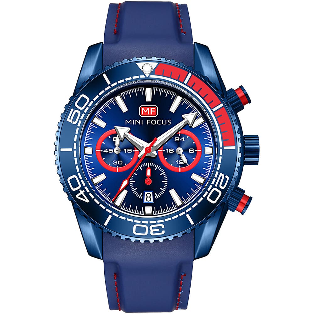 Mini Focus Men's Chronograph Watch MF0426G-02 | Watches Prime Mini Focus Men's Chronograph Watch MF0426G-02 | Watches Prime