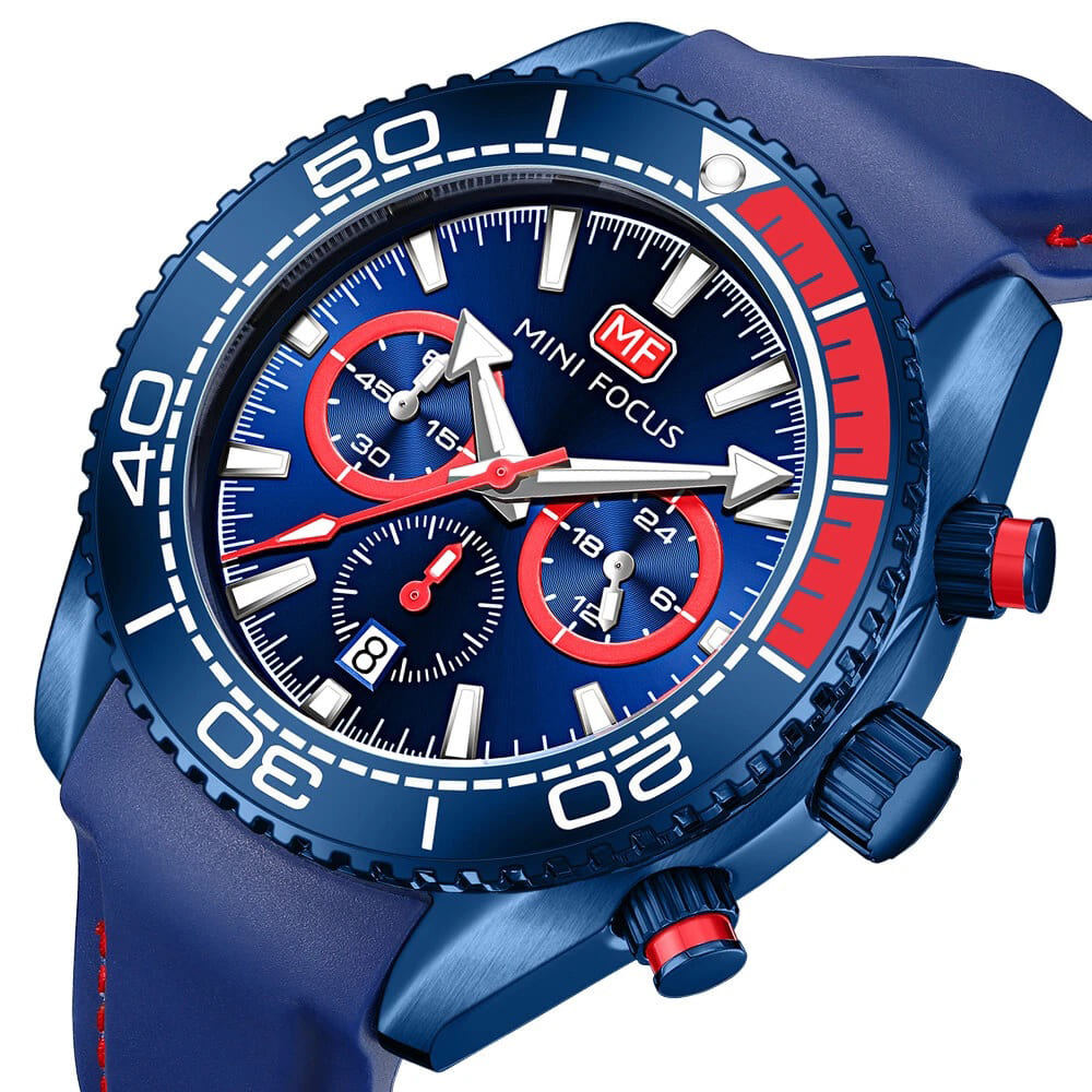 Mini Focus Men's Chronograph Watch MF0426G-02 | Watches Prime Mini Focus Men's Chronograph Watch MF0426G-02 | Watches Prime