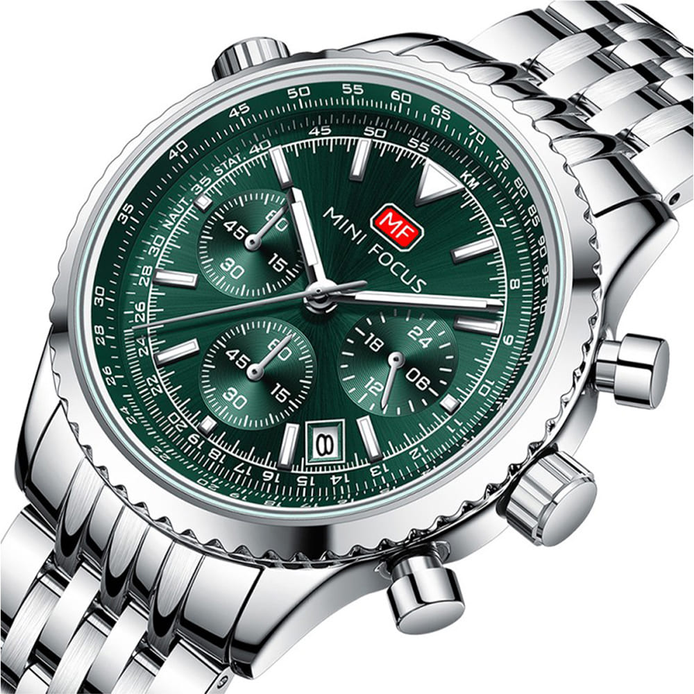Mini Focus Men's Chrono Watch MF0463G-02 | Watches Prime Mini Focus Men's Chrono Watch MF0463G-02 | Watches Prime