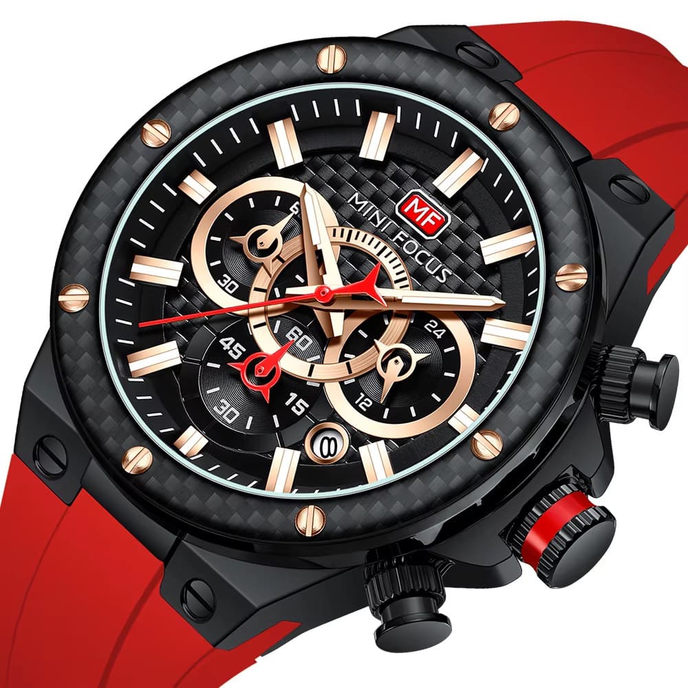 Mini Focus Men's Chrono Watch MF0468G-03 | Watches Prime Mini Focus Men's Chrono Watch MF0468G-03 | Watches Prime