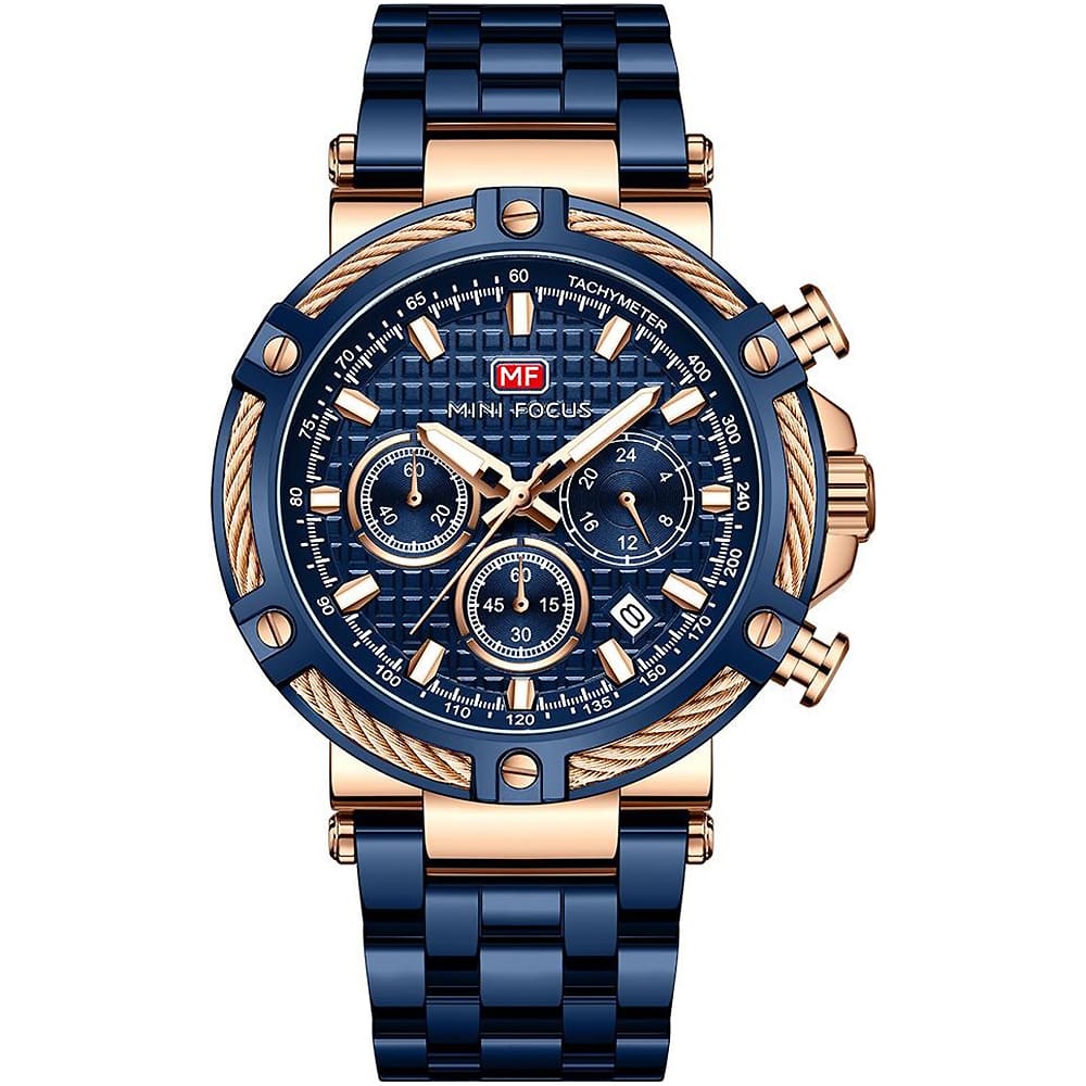 Mini Focus Men's Chrono Watch MF0470G-05 | Watches Prime Mini Focus Men's Chrono Watch MF0470G-05 | Watches Prime
