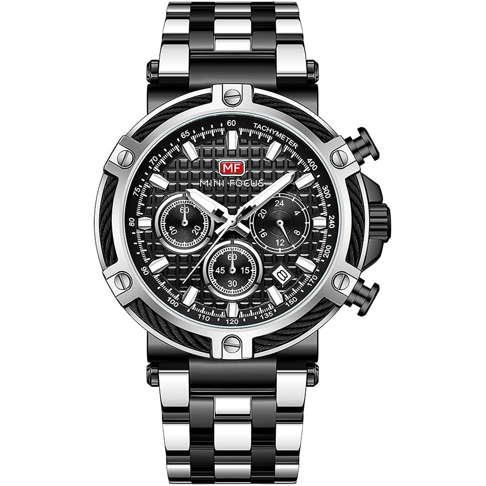Mini Focus Men's Chrono Watch MF0470G-06 | Watches Prime Mini Focus Men's Chrono Watch MF0470G-06 | Watches Prime