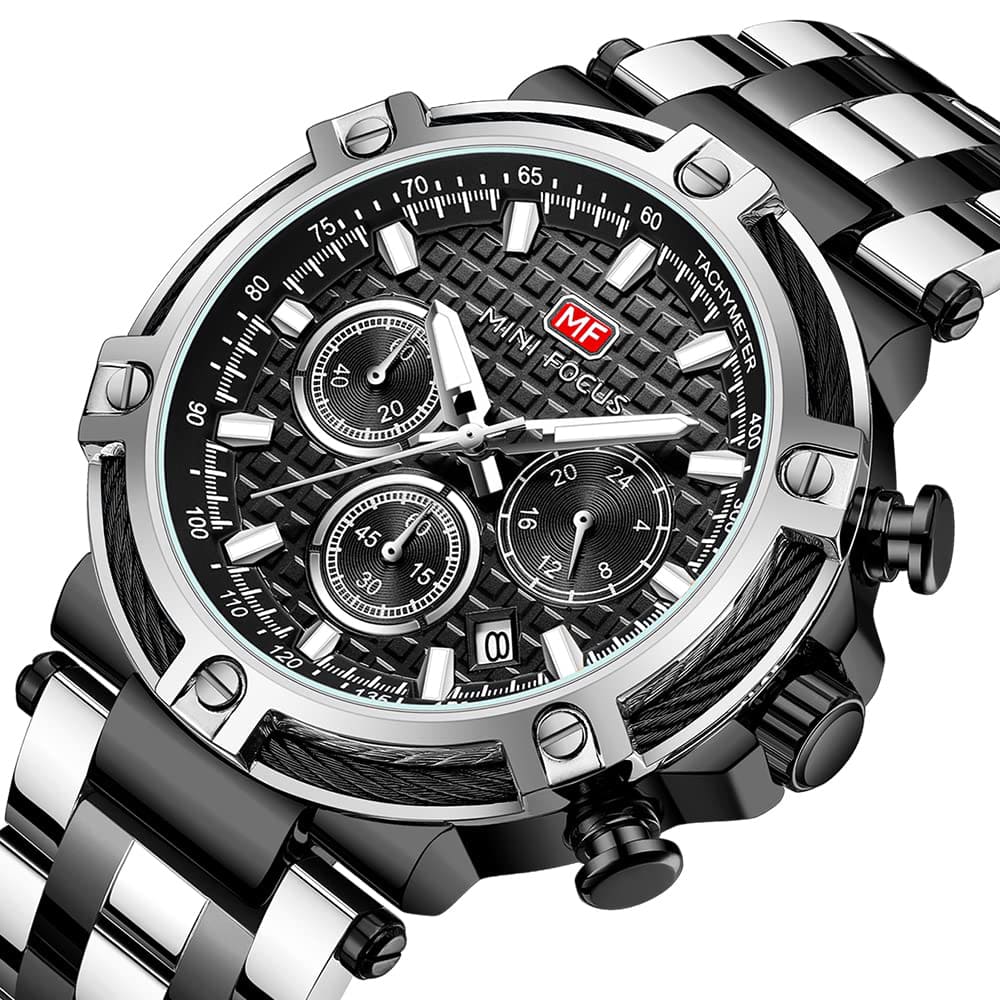 Mini Focus Men's Chrono Watch MF0470G-06 | Watches Prime Mini Focus Men's Chrono Watch MF0470G-06 | Watches Prime