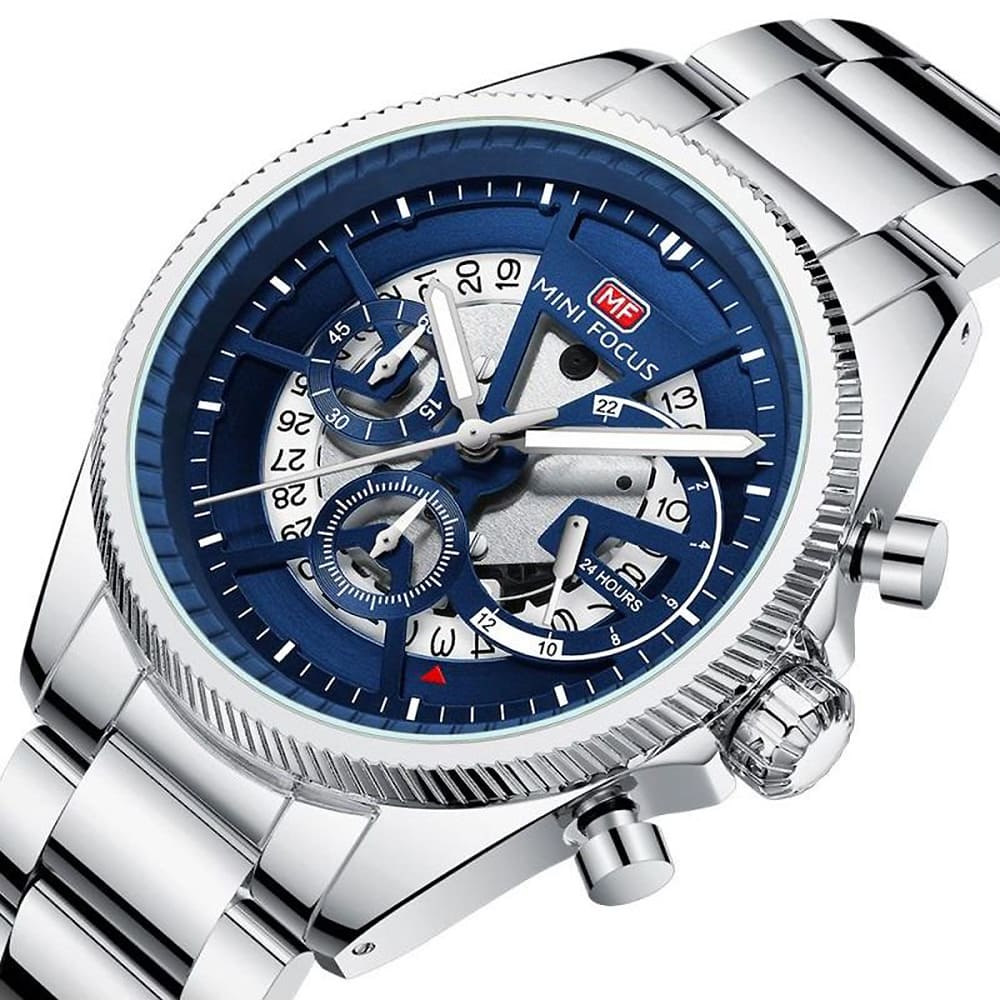 Mini Focus Men's Blue Watch MF0490G-03 | Watches Prime Mini Focus Men's Blue Watch MF0490G-03 | Watches Prime
