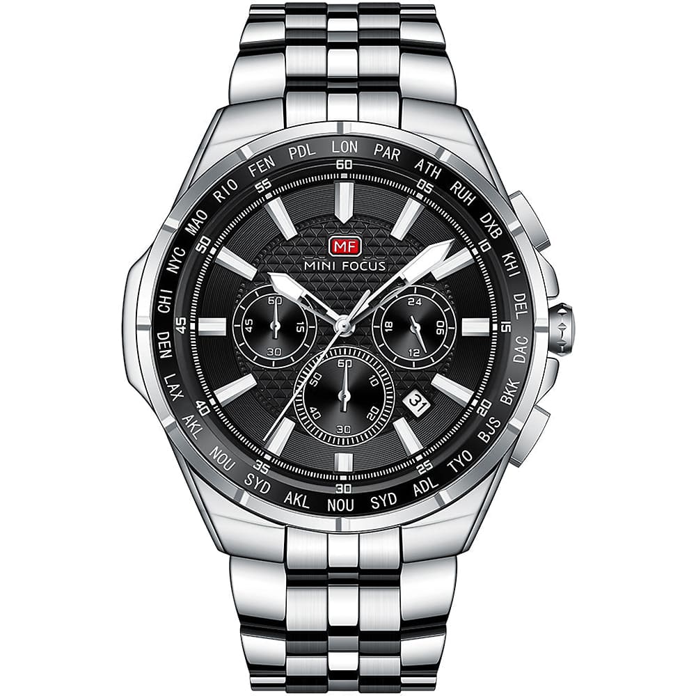 Mini Focus Men's Chrono Watch MF0613G-01 | Watches Prime Mini Focus Men's Chrono Watch MF0613G-01 | Watches Prime