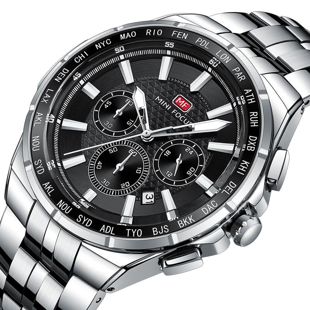 Mini Focus Men's Chrono Watch MF0613G-01 | Watches Prime Mini Focus Men's Chrono Watch MF0613G-01 | Watches Prime