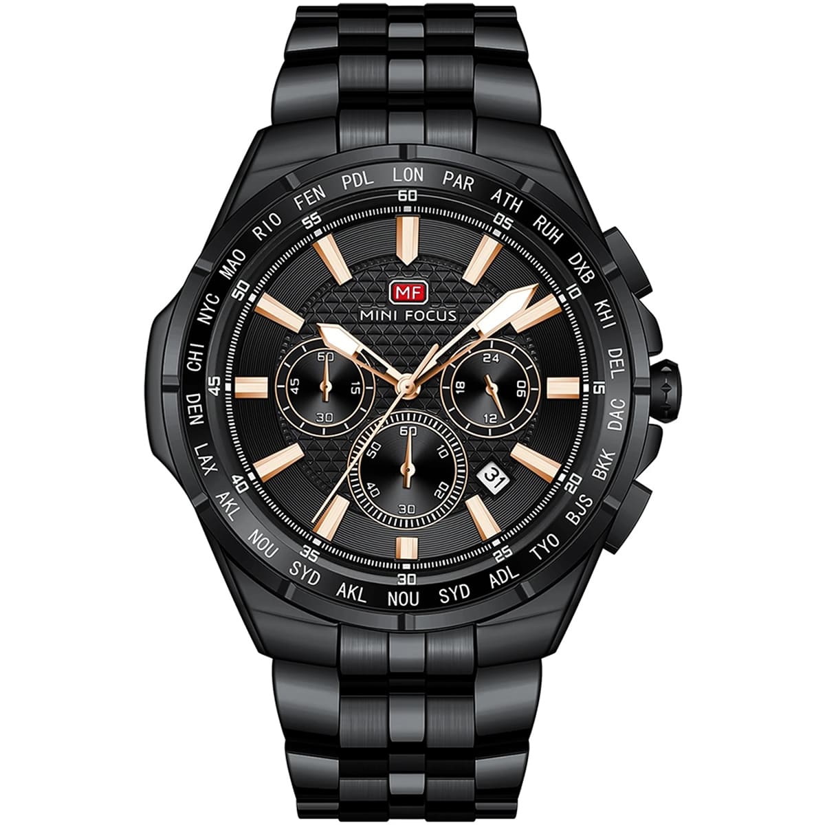 Mini Focus Men's Chrono Watch MF0613G-05 | Watches Prime Mini Focus Men's Chrono Watch MF0613G-05 | Watches Prime
