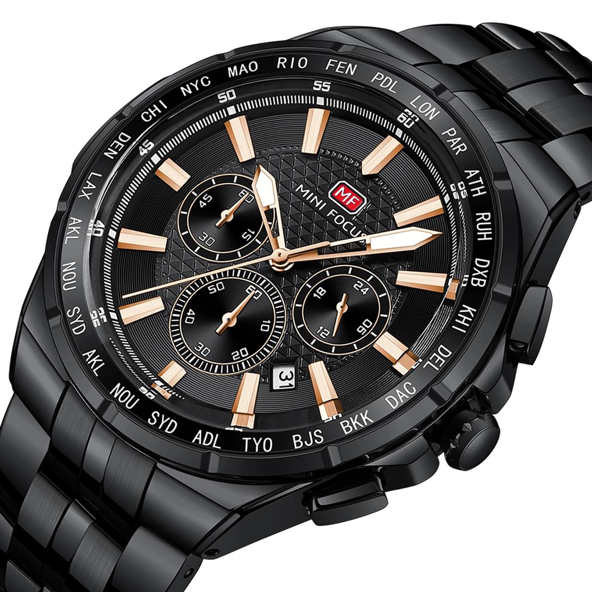 Mini Focus Men's Chrono Watch MF0613G-05 | Watches Prime Mini Focus Men's Chrono Watch MF0613G-05 | Watches Prime